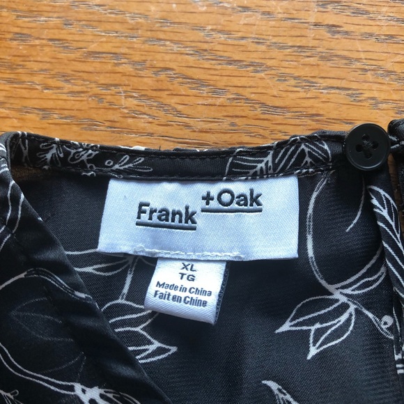 Frank & Oak Ruffled Blouse w/ Birds and Leaves - Picture 5 of 7